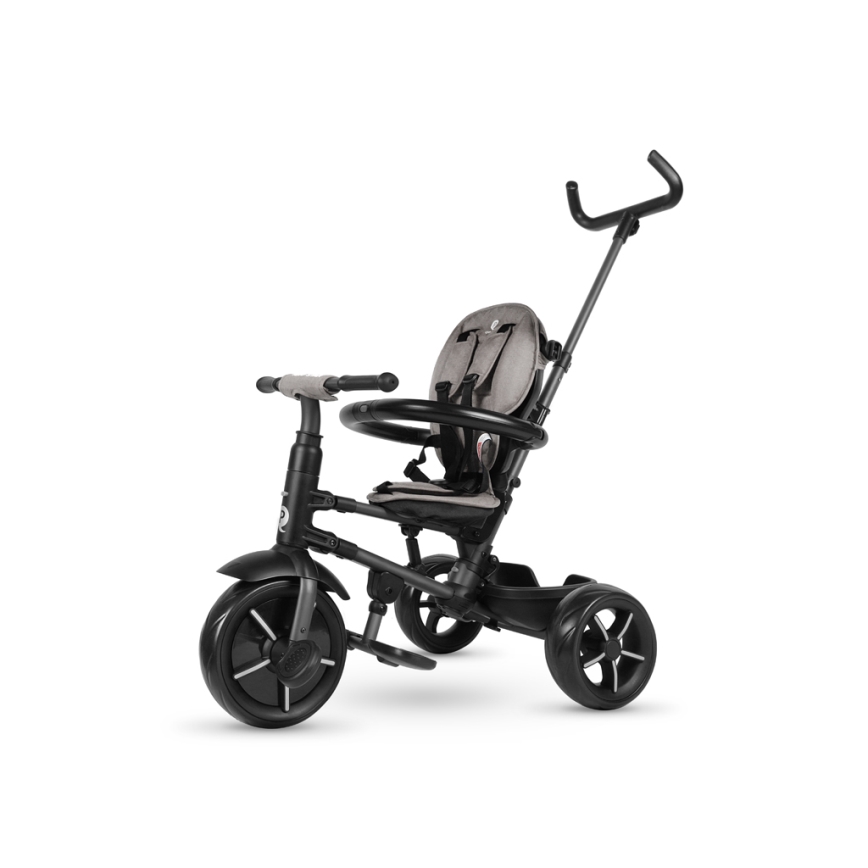 QPlay - Trehjulet cykel 3-i-1 RITO STAR lysegrå