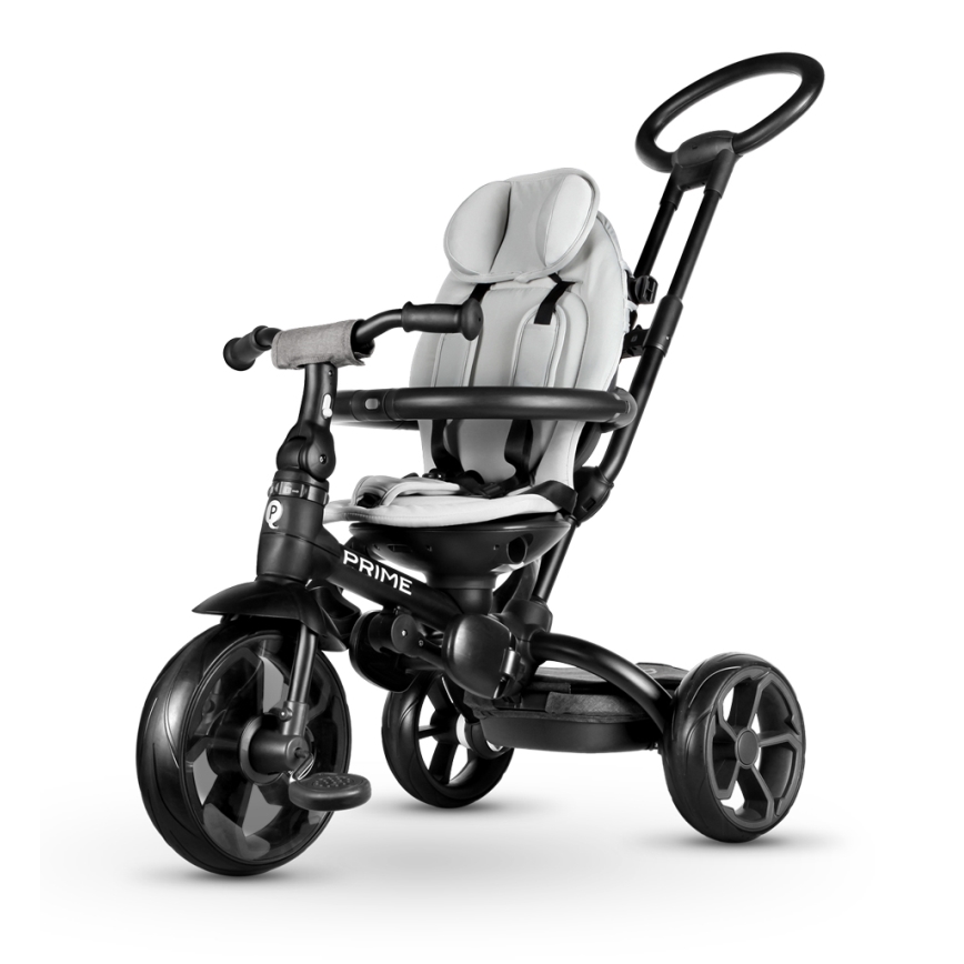 QPlay - Trehjulet cykel 6-i-1 PRIME grå