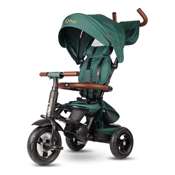 QPlay - Trehjulet cykel RITO DELUXE (Limited special edition) grøn