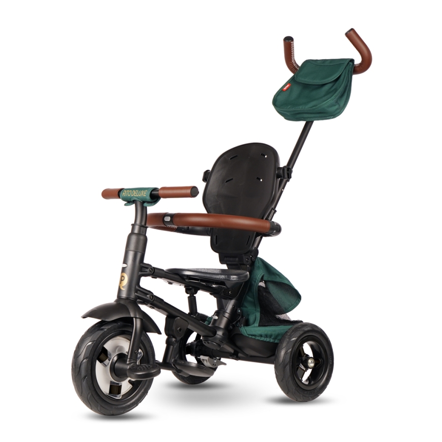 QPlay - Trehjulet cykel RITO DELUXE (Limited special edition) grøn