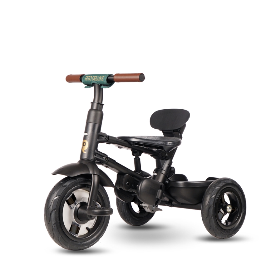 QPlay - Trehjulet cykel RITO DELUXE (Limited special edition) grøn