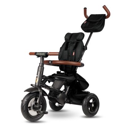 QPlay - Trehjulet cykel RITO DELUXE (Limited special edition) sort