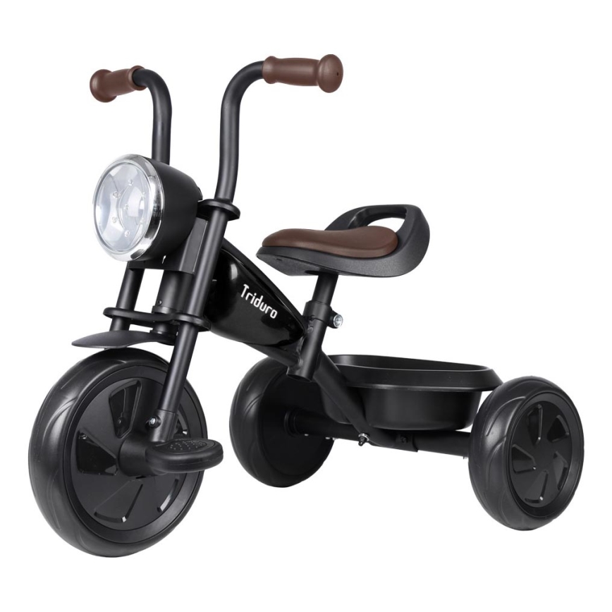 QPlay - Trehjulet cykel TRIDURO sort