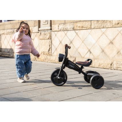 QPlay - Trehjulet cykel TRIDURO sort