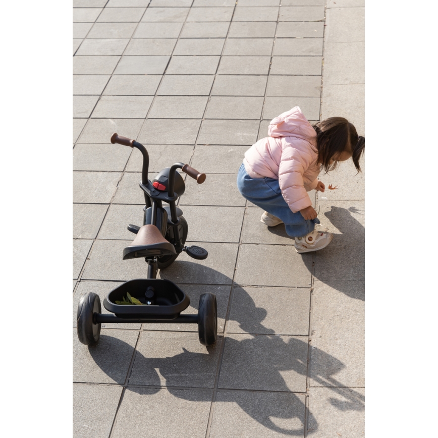 QPlay - Trehjulet cykel TRIDURO sort