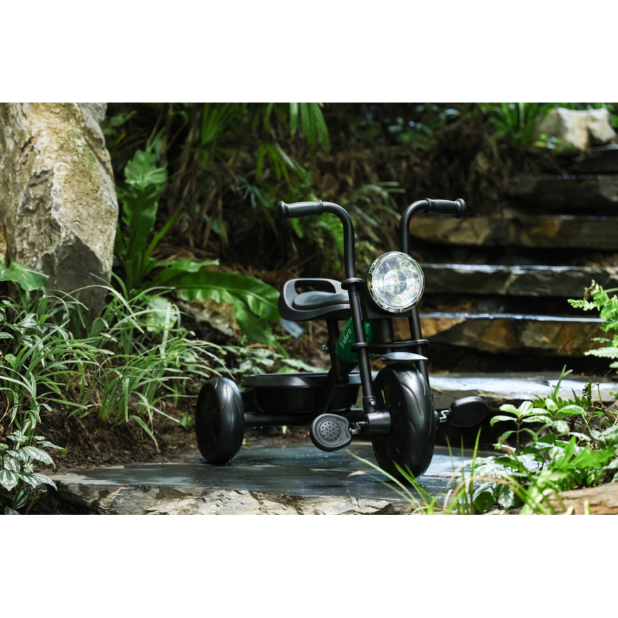 QPlay - Trehjulet cykel TRIDURO sort