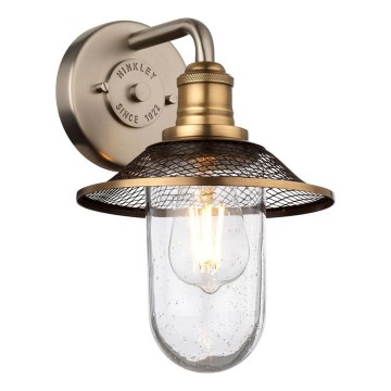 Quintiesse - Badeværelses væglampe RIGBY 1xE27/40W/230V IP44, bronze