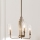 Quintiesse - Loftlampe med stang KIMROSE 3xE14/40W/230V Ø 45,9 cm, guld