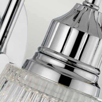 Quintiesse - LED væglampe til badeværelse ADDISON 1xG9/3W/230V IP44 i blank krom