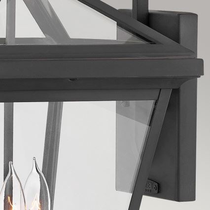 Quintiesse - Udendørs væglampe ALFORD L 3xE14/40W/230V IP44 sort