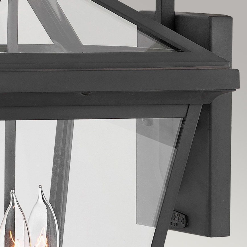 Quintiesse - Udendørs væglampe ALFORD L 3xE14/40W/230V IP44 sort