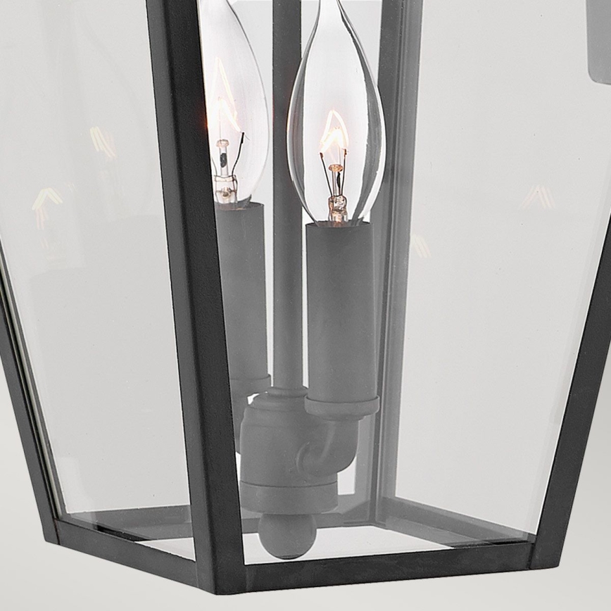 Quintiesse - Udendørs væglampe ALFORD M 2xE14/40W/230V IP44 sort