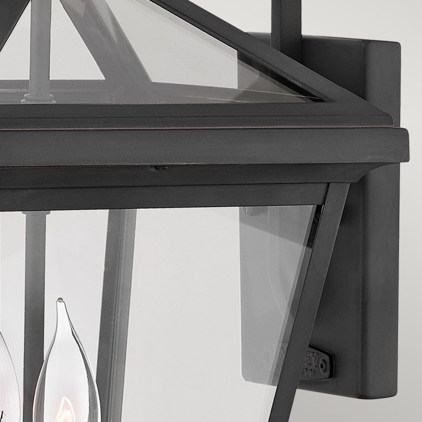 Quintiesse - Udendørs væglampe ALFORD M 2xE14/40W/230V IP44 sort