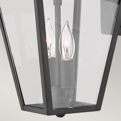 Quintiesse - Udendørs væglampe ALFORD S 2xE14/40W/230V IP44 sort