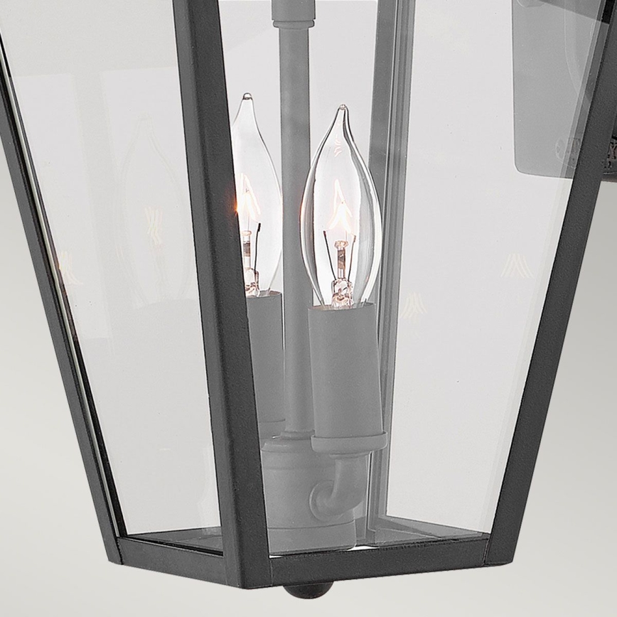 Quintiesse - Udendørs væglampe ALFORD S 2xE14/40W/230V IP44 sort