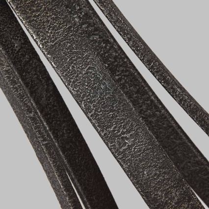 Quintiesse - Kædeophængt lysekrone ANGELO 5xE27/60W/230V, egfarvet