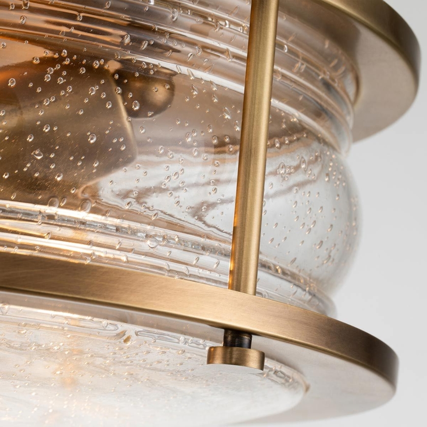 Quintiesse - Badeværelsesloftlampe ASHLAND 2xE27/60W/230V Ø 30,5 cm IP44 guld