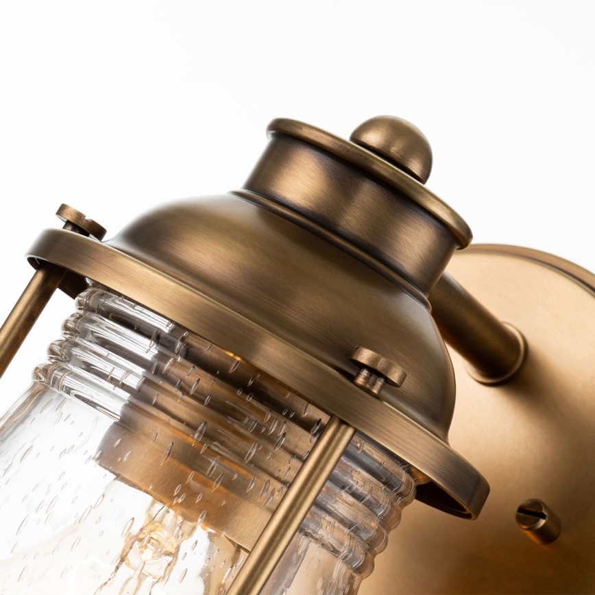 Quintiesse - Udendørs væglampe ASHLAND BAY 1xE27/60W/230V IP44 i bronze