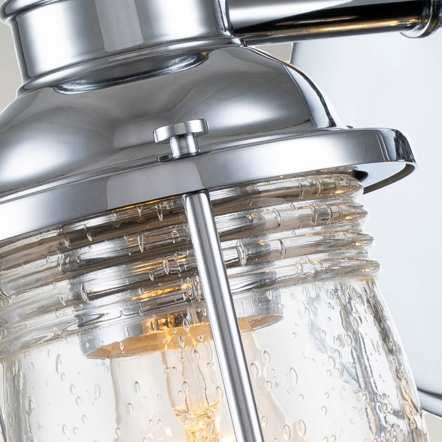 Quintiesse - Udendørs væglampe ASHLAND BAY 1xE27/60W/230V IP44 blank krom