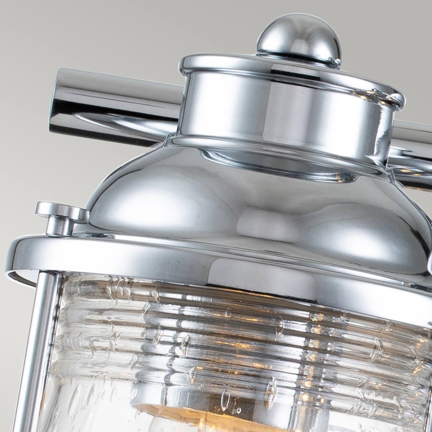 Quintiesse - Udendørs væglampe ASHLAND BAY 3xE27/60W/230V IP44 poleret krom