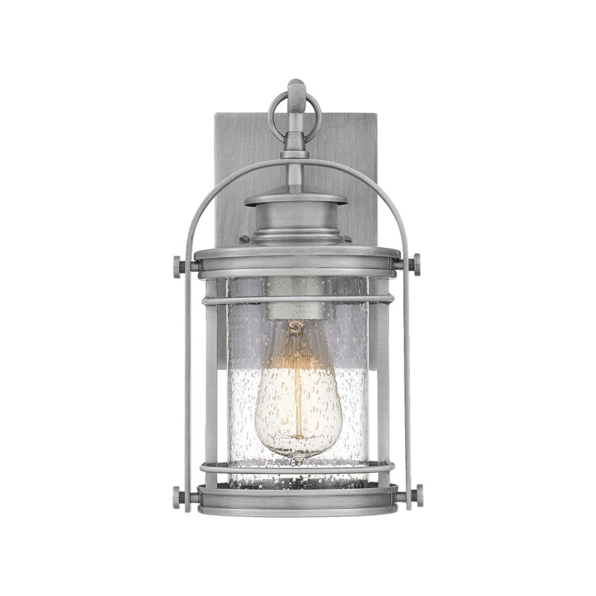 Quintiesse - Udendørs væglampe BOOKER S 1xE27/60W/230V IP44 mat krom