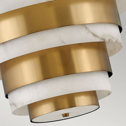 Quintiesse - Lysekrone på stang ECHELON 8xE14/40W/230V guld