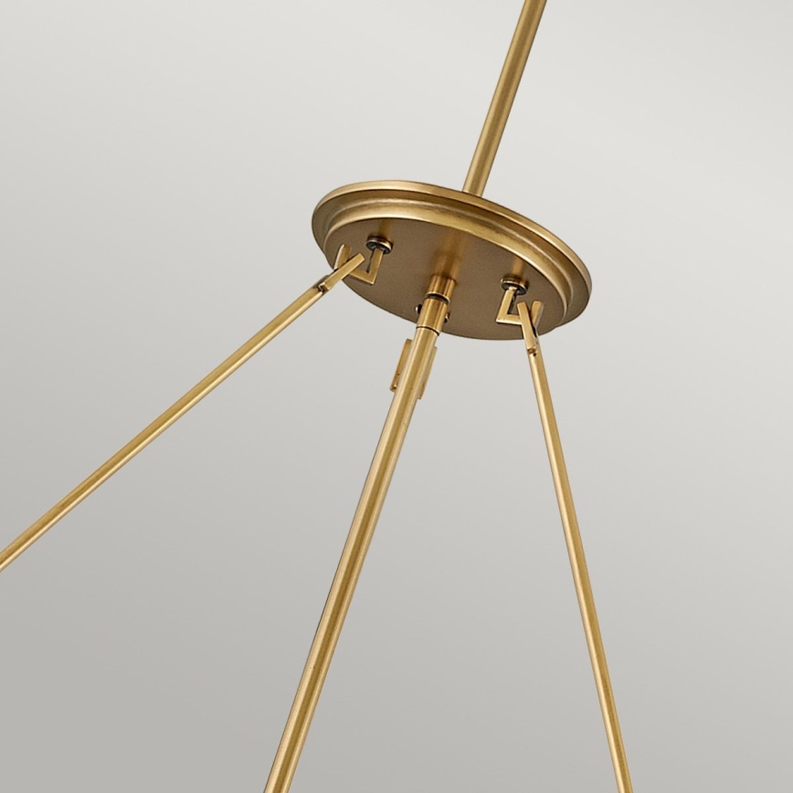 Quintiesse - Lysekrone på stang ECHELON 8xE14/40W/230V guld