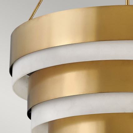 Quintiesse - Lysekrone på stang ECHELON 8xE14/40W/230V guld