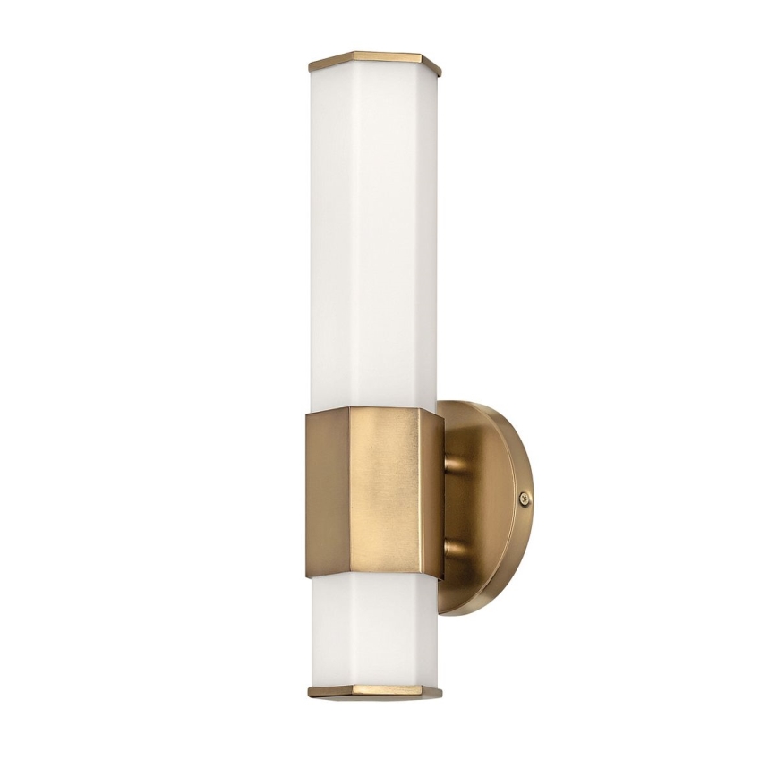 Quintiesse - FACET LED badevæglampe 12W/230V IP44, guld