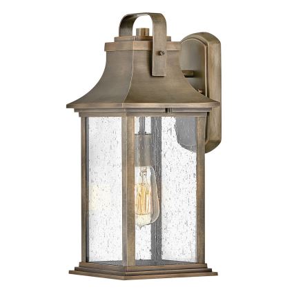 Quintiesse - Udendørs væglampe GRANT M 1xE27/60W/230V IP44 bronzefarvet