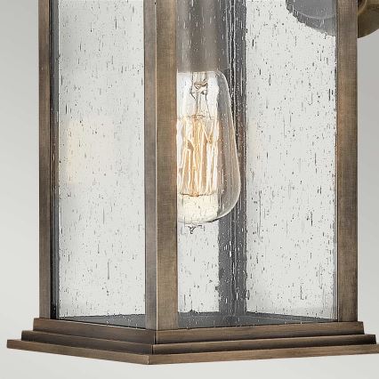 Quintiesse - Udendørs væglampe GRANT M 1xE27/60W/230V IP44 bronzefarvet