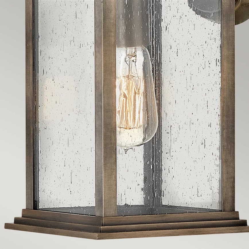 Quintiesse - Udendørs væglampe GRANT M 1xE27/60W/230V IP44 bronzefarvet