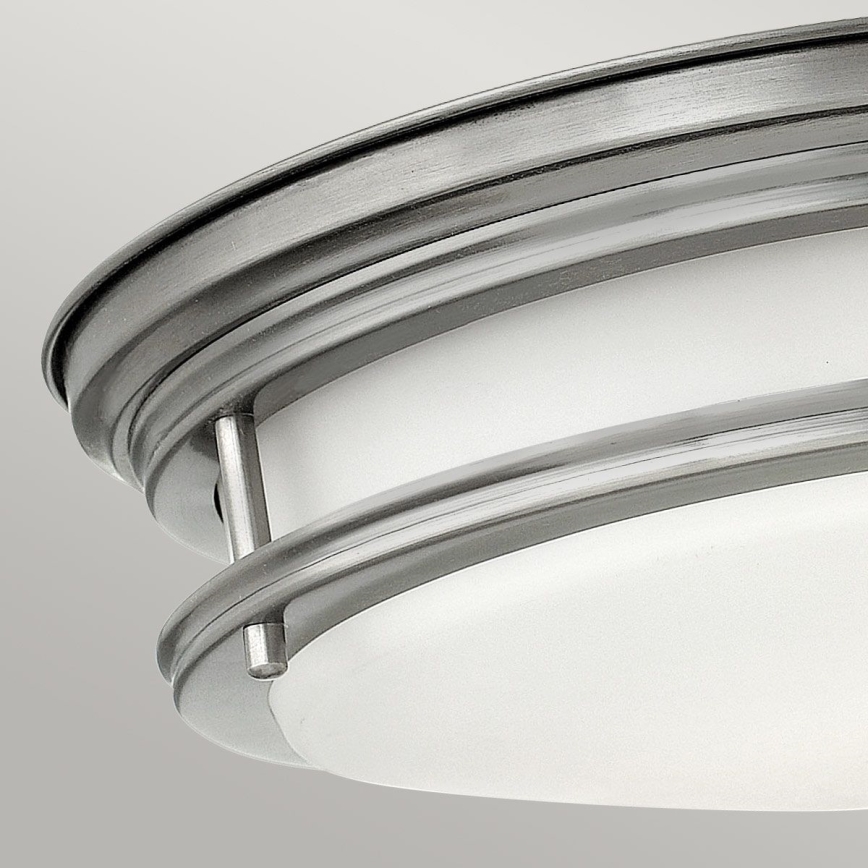 Quintiesse - Udendørs loftlampe HADRIAN 2xE27/40W/230V Ø 30,5 cm IP44 mat krom