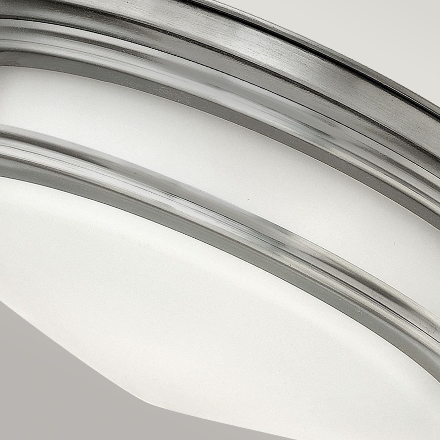 Quintiesse - Udendørs loftlampe HADRIAN 2xE27/40W/230V Ø 30,5 cm IP44 mat krom