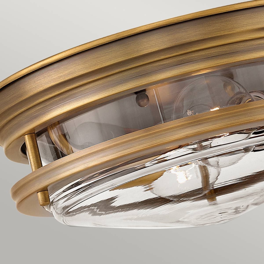 Quintiesse - Udendørs loftlampe HADRIAN 2xE27/40W/230V Ø 30,5 cm IP44 bronzefarvet