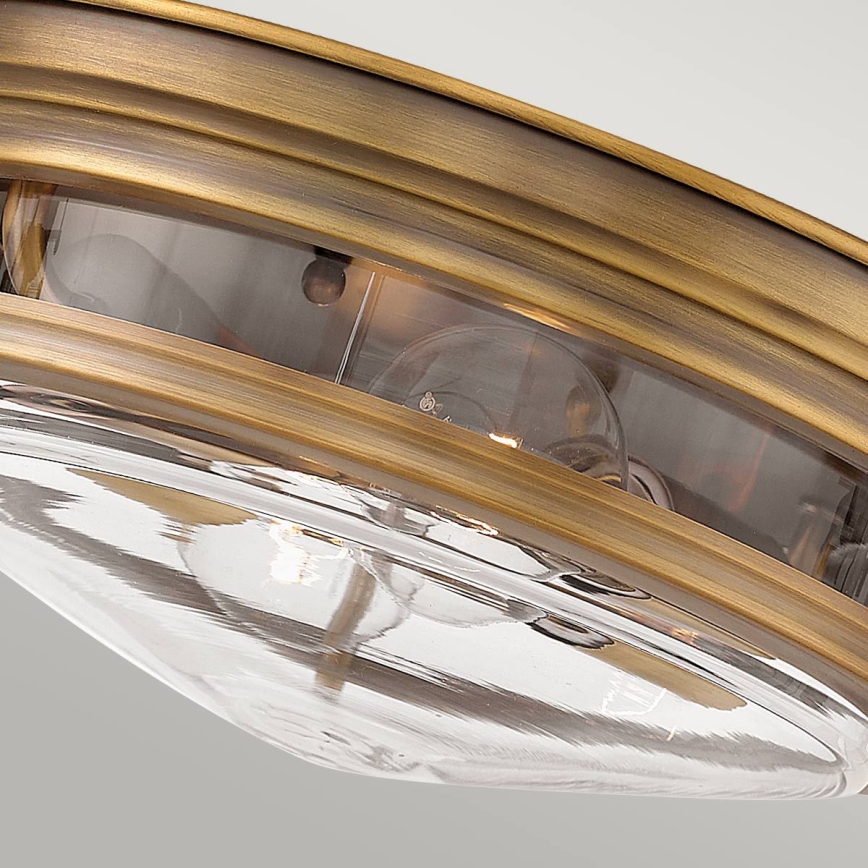Quintiesse - Udendørs loftlampe HADRIAN 2xE27/40W/230V Ø 30,5 cm IP44 bronzefarvet