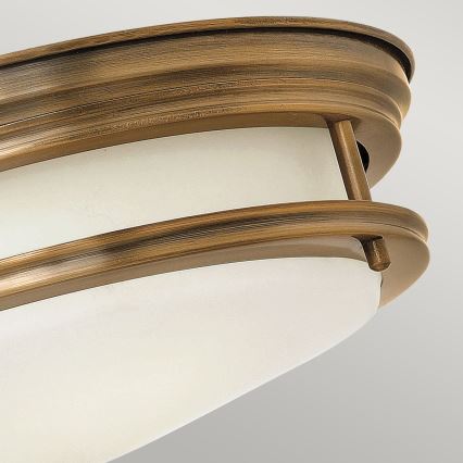Quintiesse - Udendørs loftlampe HADRIAN 2xE27/40W/230V Ø 30,5 cm IP44 bronze