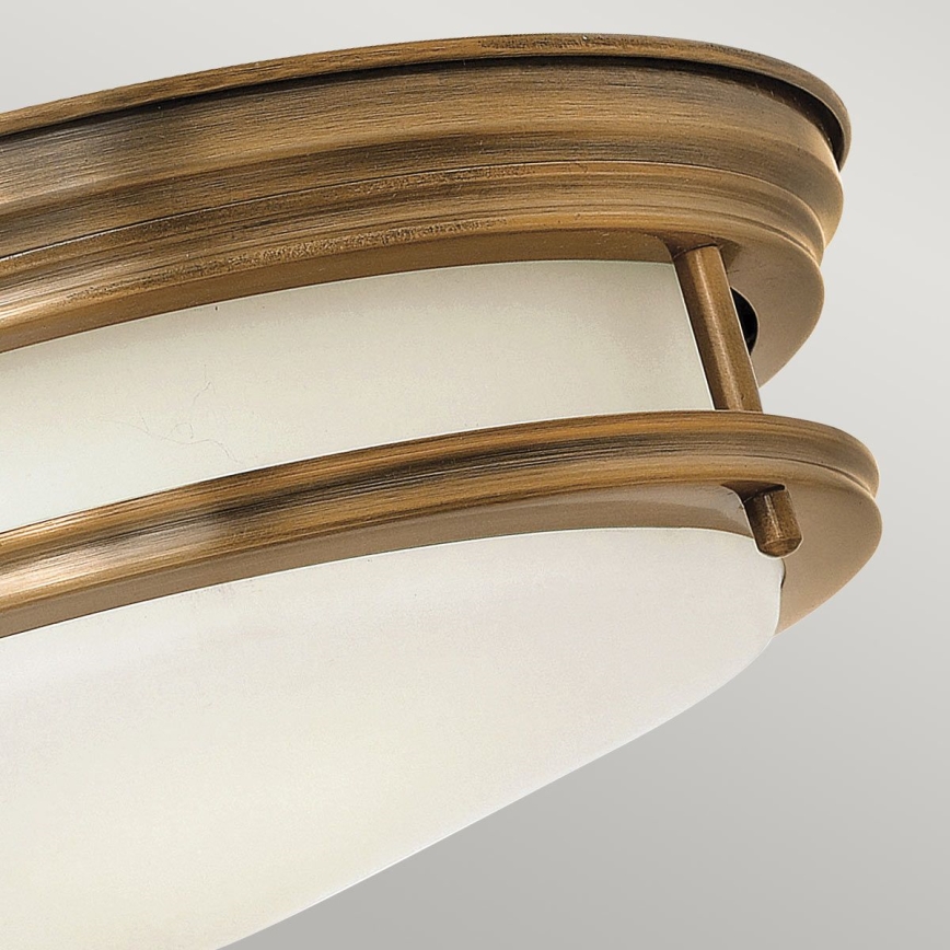 Quintiesse - Udendørs loftlampe HADRIAN 2xE27/40W/230V Ø 30,5 cm IP44 bronze
