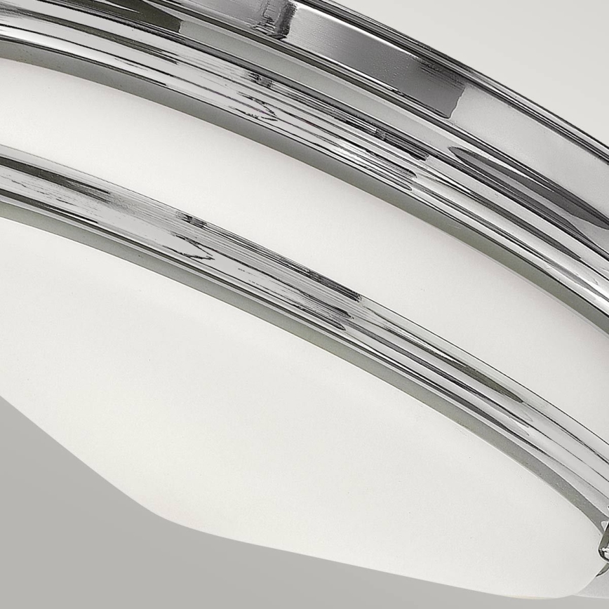 Quintiesse - Udendørs loftarmatur HADRIAN 2xE27/40W/230V Ø 27,8 cm IP44 poleret krom