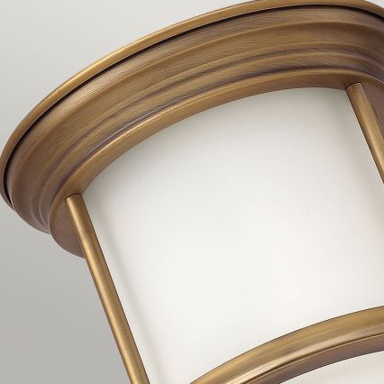Quintiesse - Udendørs loftarmatur HADRIAN 1xE27/60W/230V Ø 16,8 cm IP44 guld