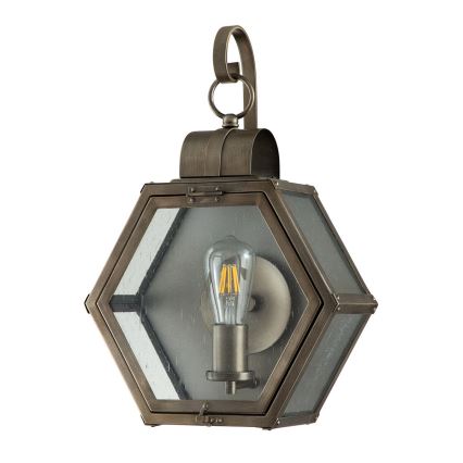 Quintiesse - Udendørs væglampe HEATH M 1xE27/60W/230V IP44 bronzefarvet