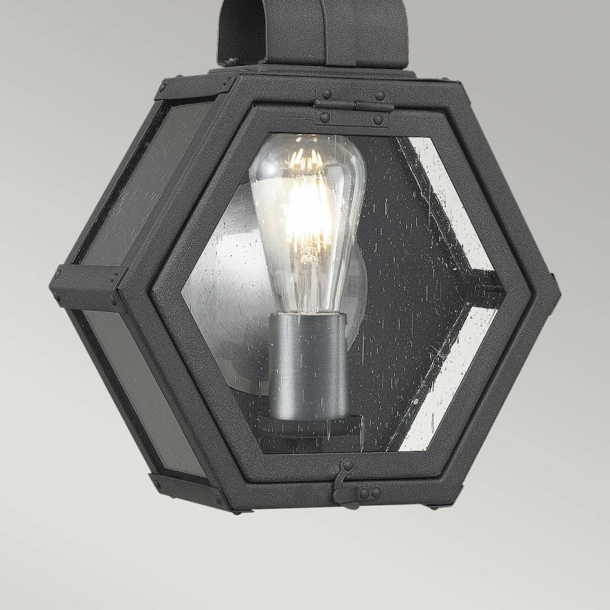 Quintiesse - Udendørs væglampe HEATH S 1xE27/60W/230V IP44 sort