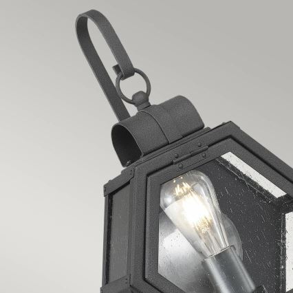 Quintiesse - Udendørs væglampe HEATH S 1xE27/60W/230V IP44 sort