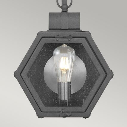 Quintiesse - Udendørs væglampe HEATH S 1xE27/60W/230V IP44 sort
