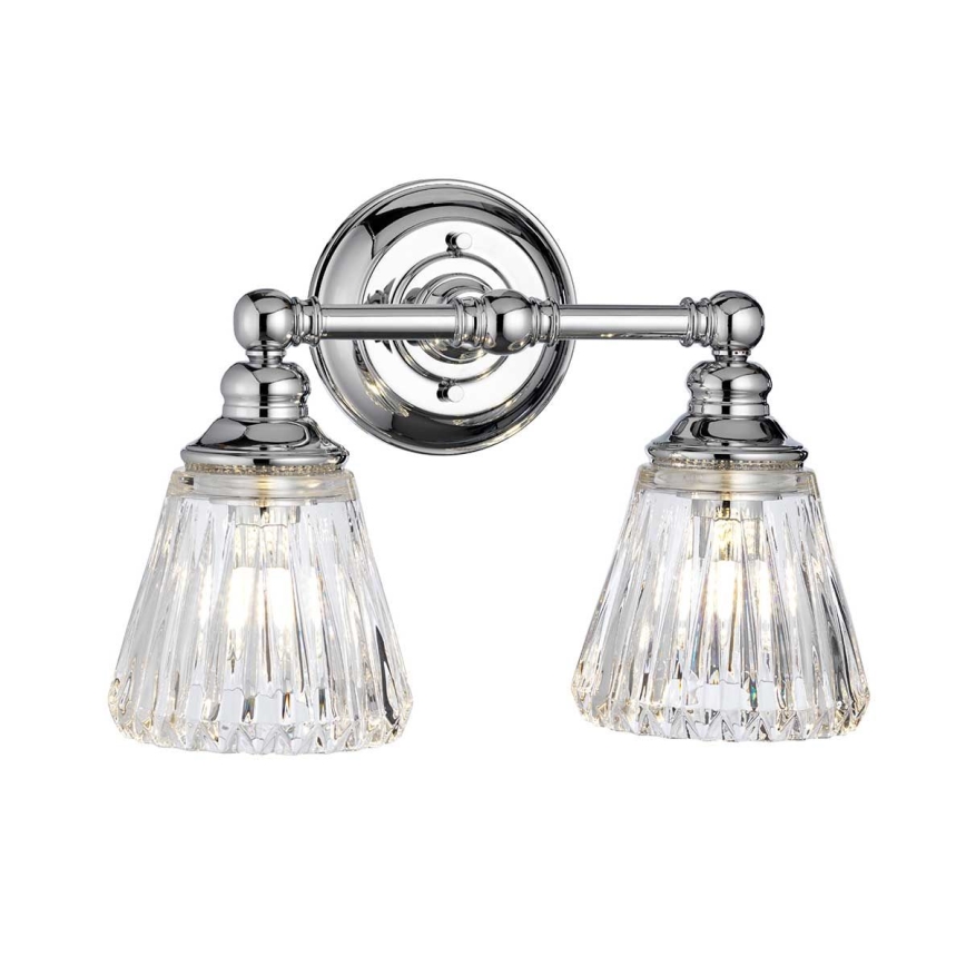 Quintiesse - LED væglampe til badeværelse KEYNES 2xG9/3W/230V IP44 blank krom