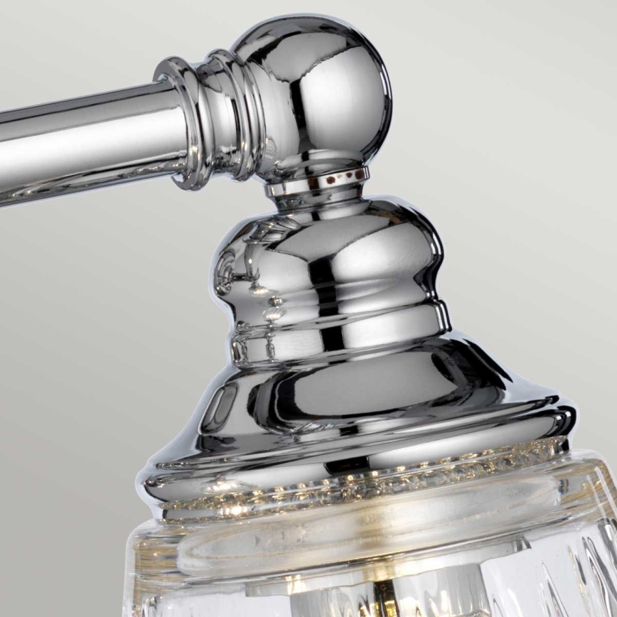 Quintiesse - LED væglampe til badeværelse KEYNES 2xG9/3W/230V IP44 blank krom