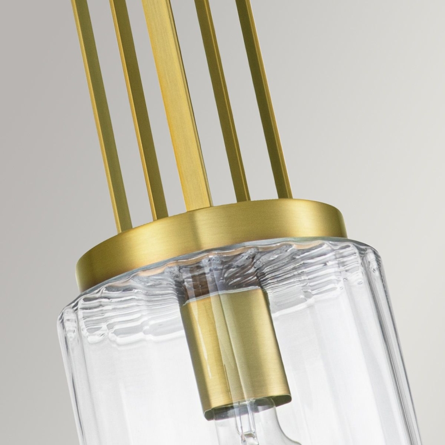 Quintiesse - Pendel på stang KIMROSE 1xE27/60W/230V Ø 17,8 cm guld