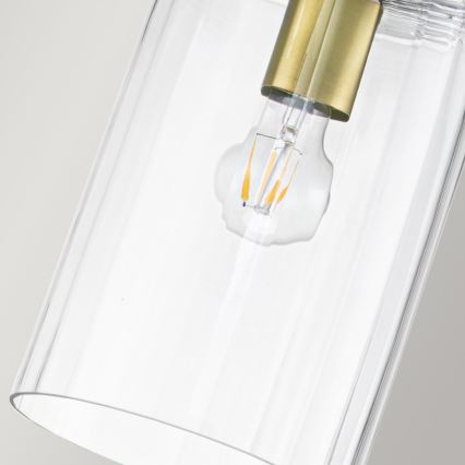 Quintiesse - Pendel på stang KIMROSE 1xE27/60W/230V Ø 17,8 cm guld