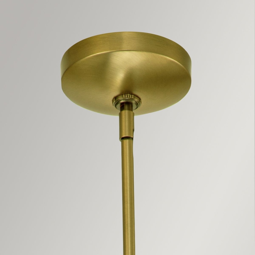 Quintiesse - Pendel på stang KIMROSE 1xE27/60W/230V Ø 17,8 cm guld