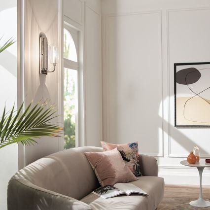 Quintiesse - Væglampe KIMROSE 1xE14/40W/230V blank krom